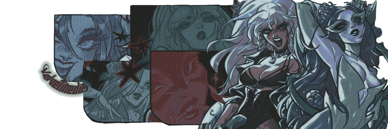 no.1 psd coloring gothsiren by velvetinedits